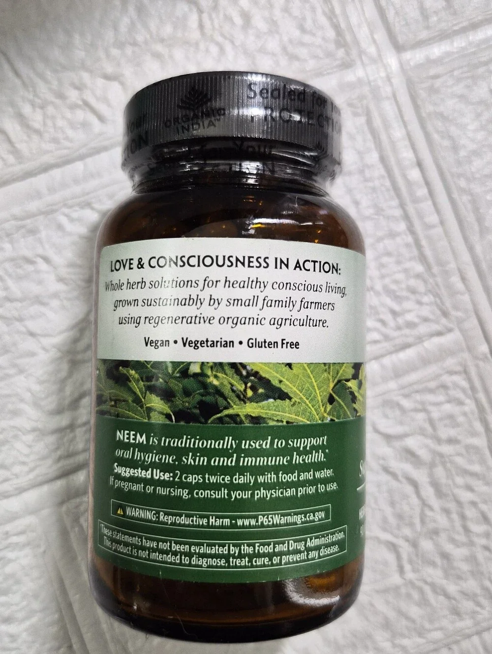 organic india neem supports
